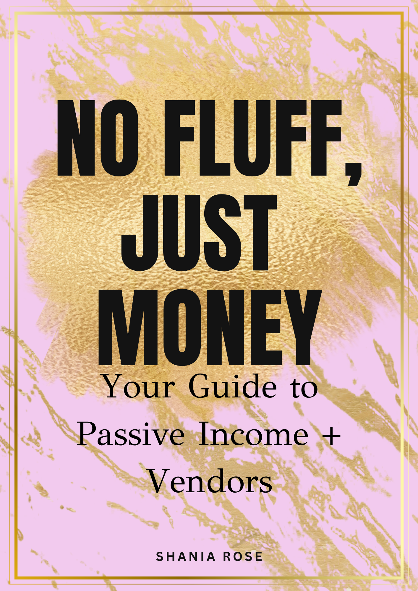 ✨ No Fluff, Just Money — Passive Income + Vendor Guide (Black Friday Early Access)