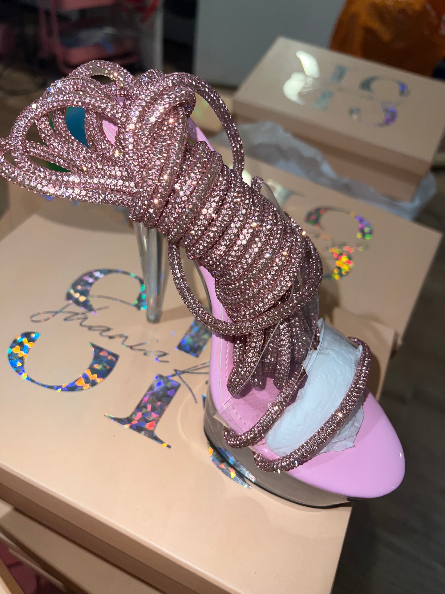 Bubble Gum Crystal Platform