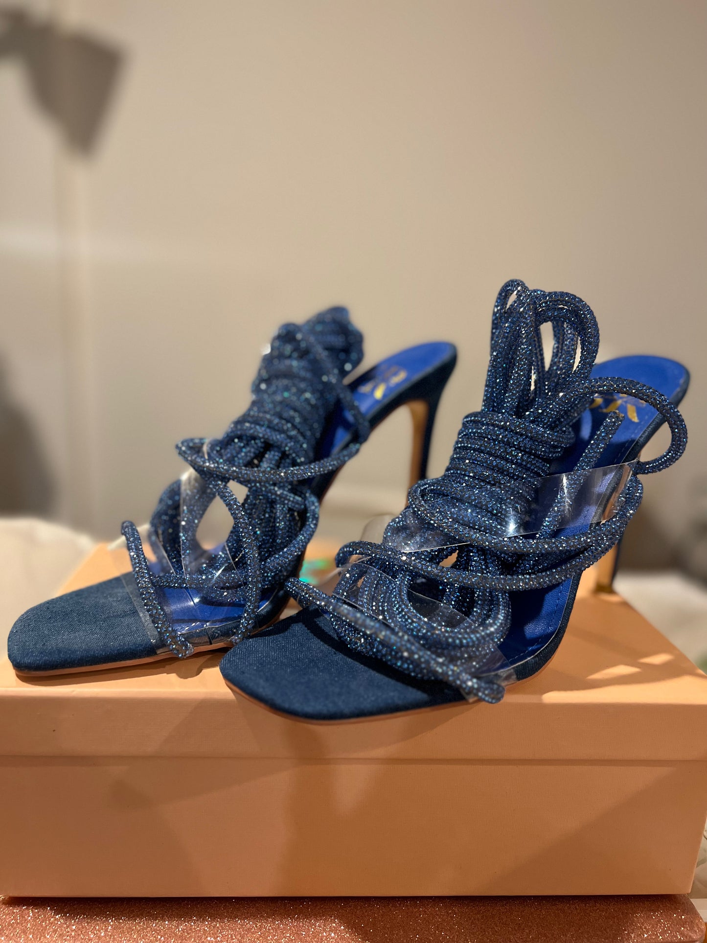 Blue Denim Crystal