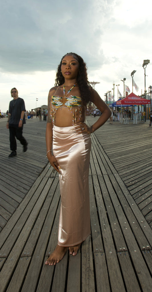 Golden Emerald Aura Top