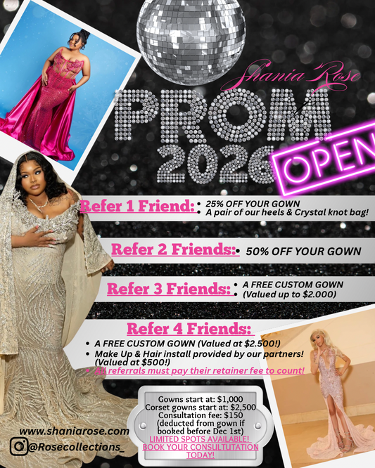 Prom Deposit and Consultation (PROM 2026)