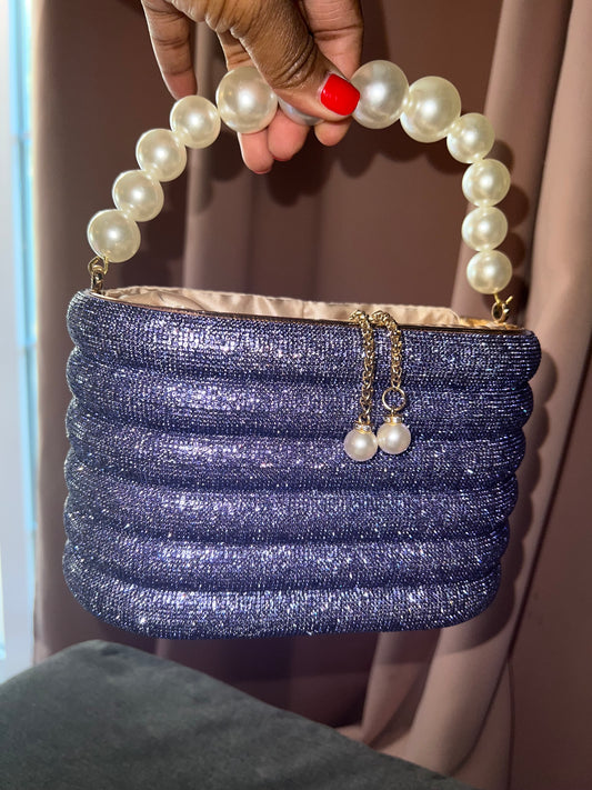 Diamonds & Pearls Hand Bag (Lilac) Ships in 1-2 weeks!