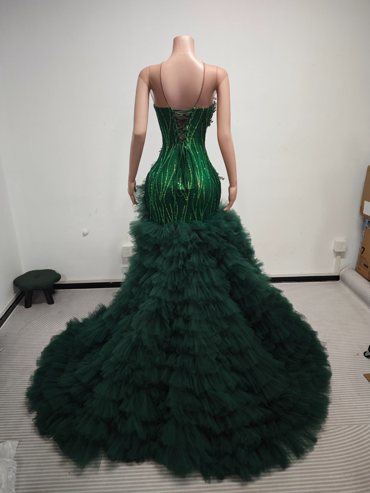 Enchanté Gown (Emerald)