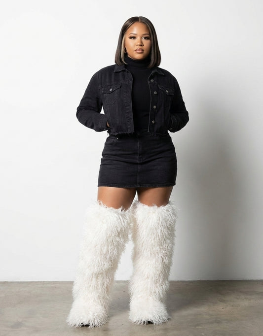 Mongolian Shear Luxe Boots