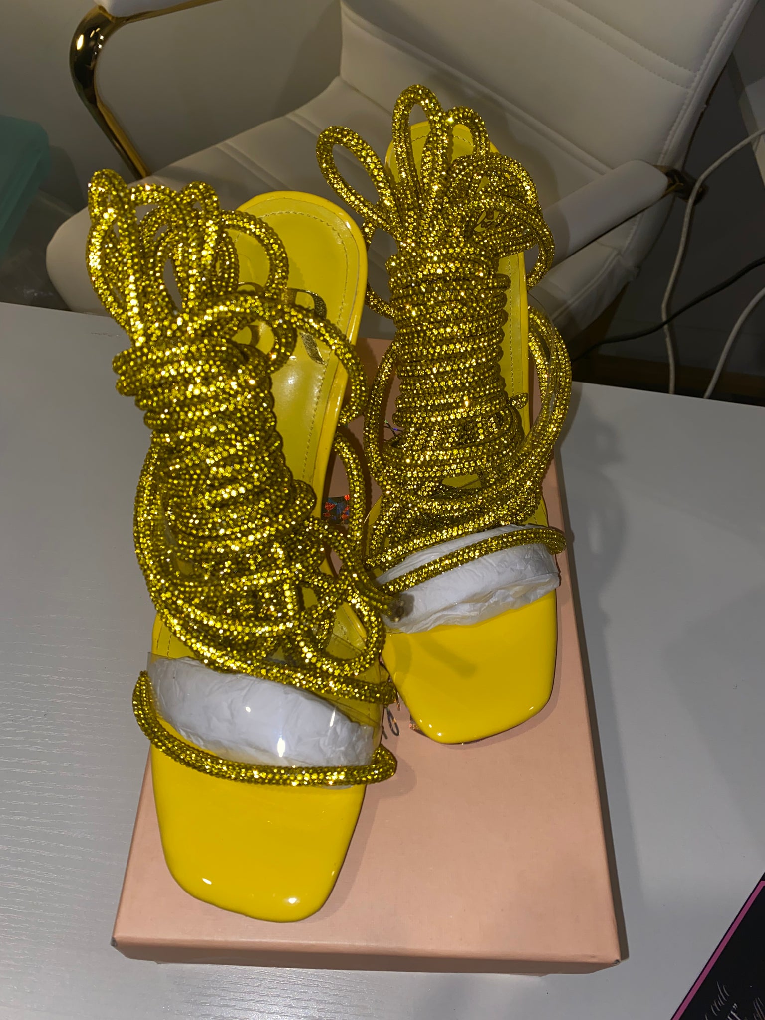 Yellow Ice Crystal