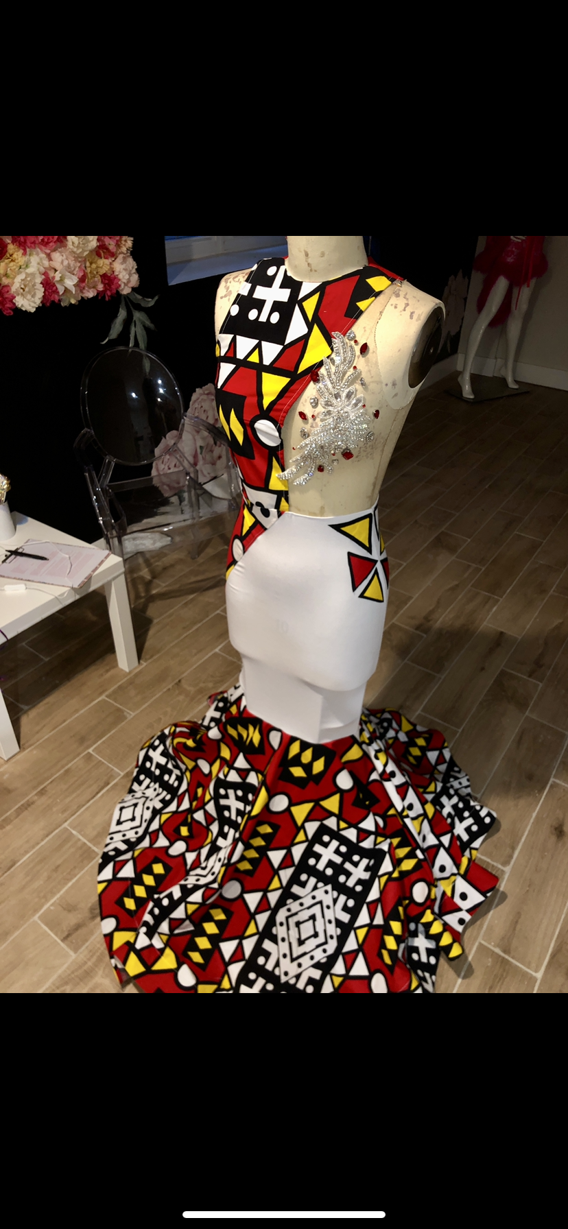 African Goddess (SALE GOWN)