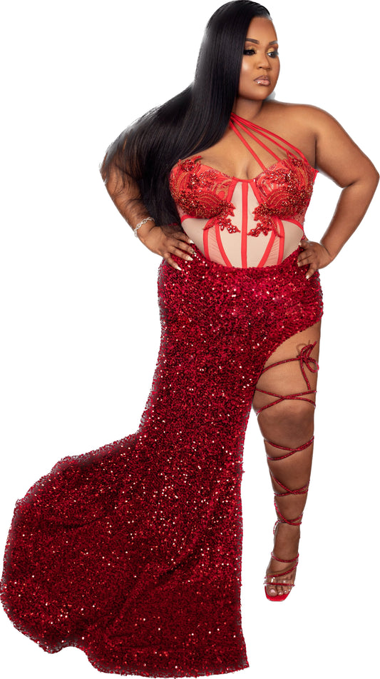 Cristal rojo de VIL