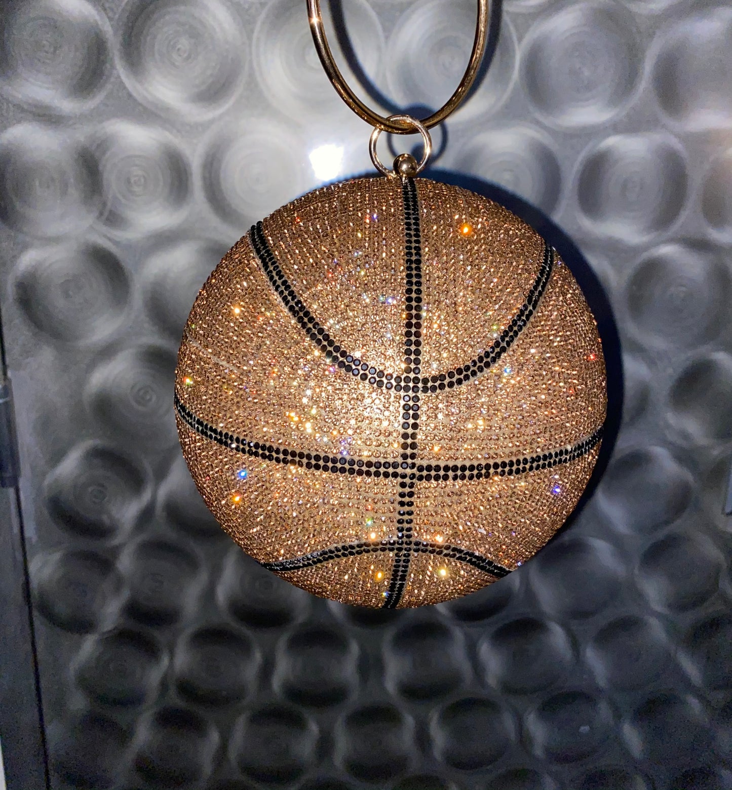 Kristall-Basketball-Handtasche