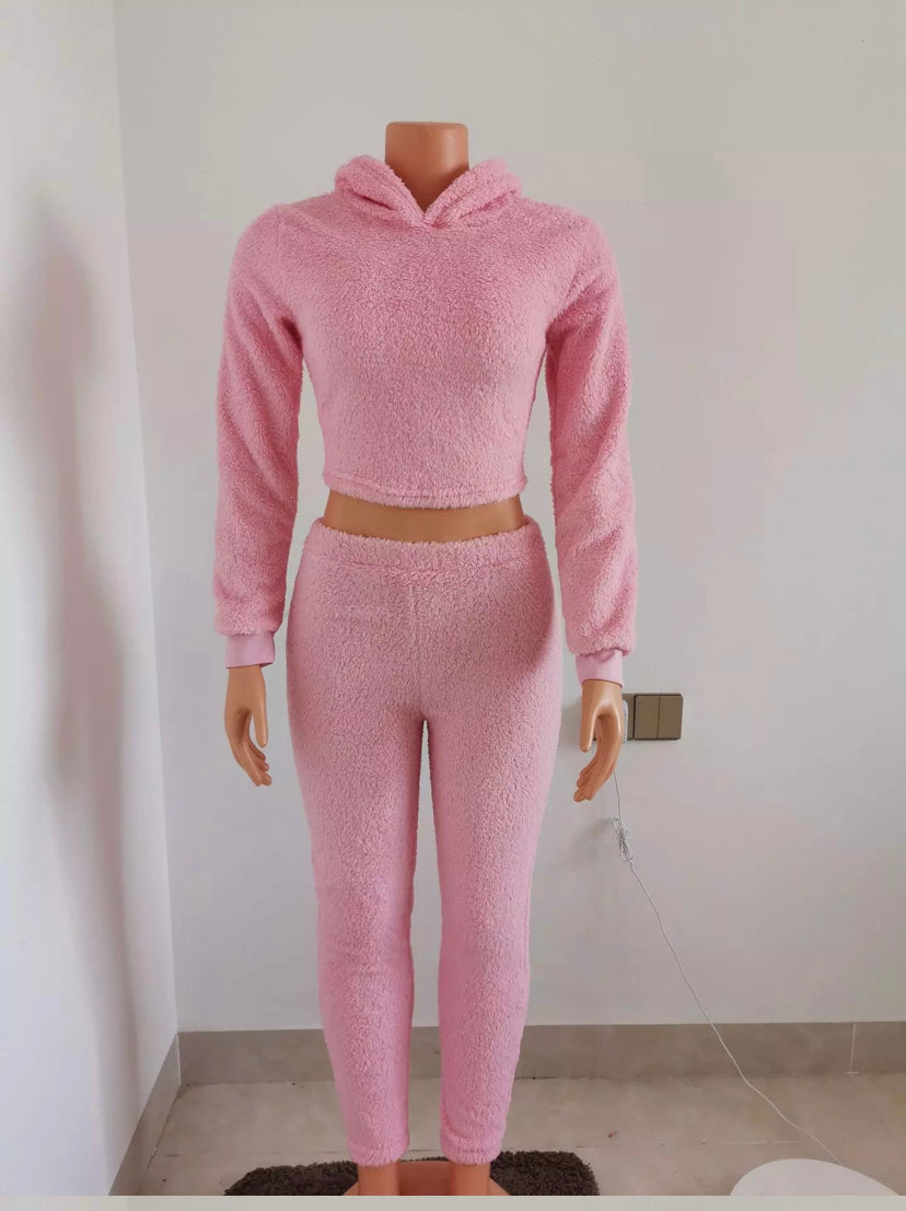 Traje de chándal con lazo (ROSA)