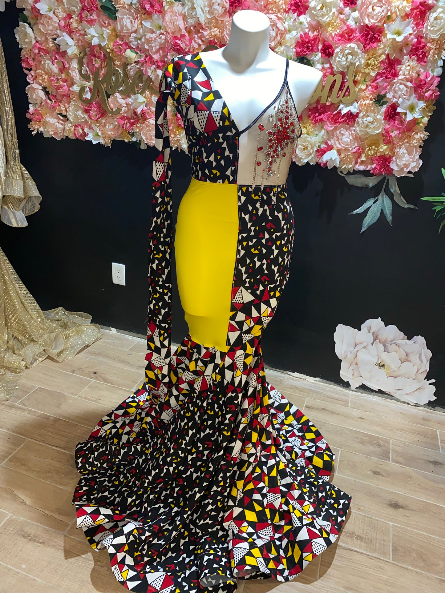 Negro abstracto (VENTA VESTIDO)