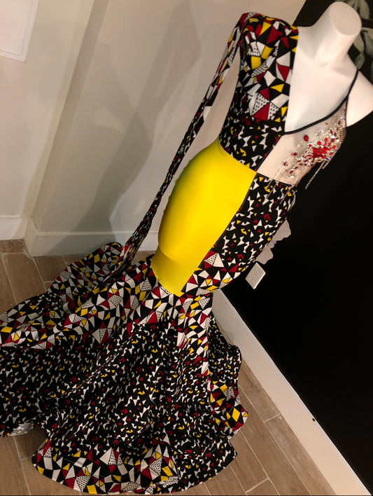 Negro abstracto (VENTA VESTIDO)