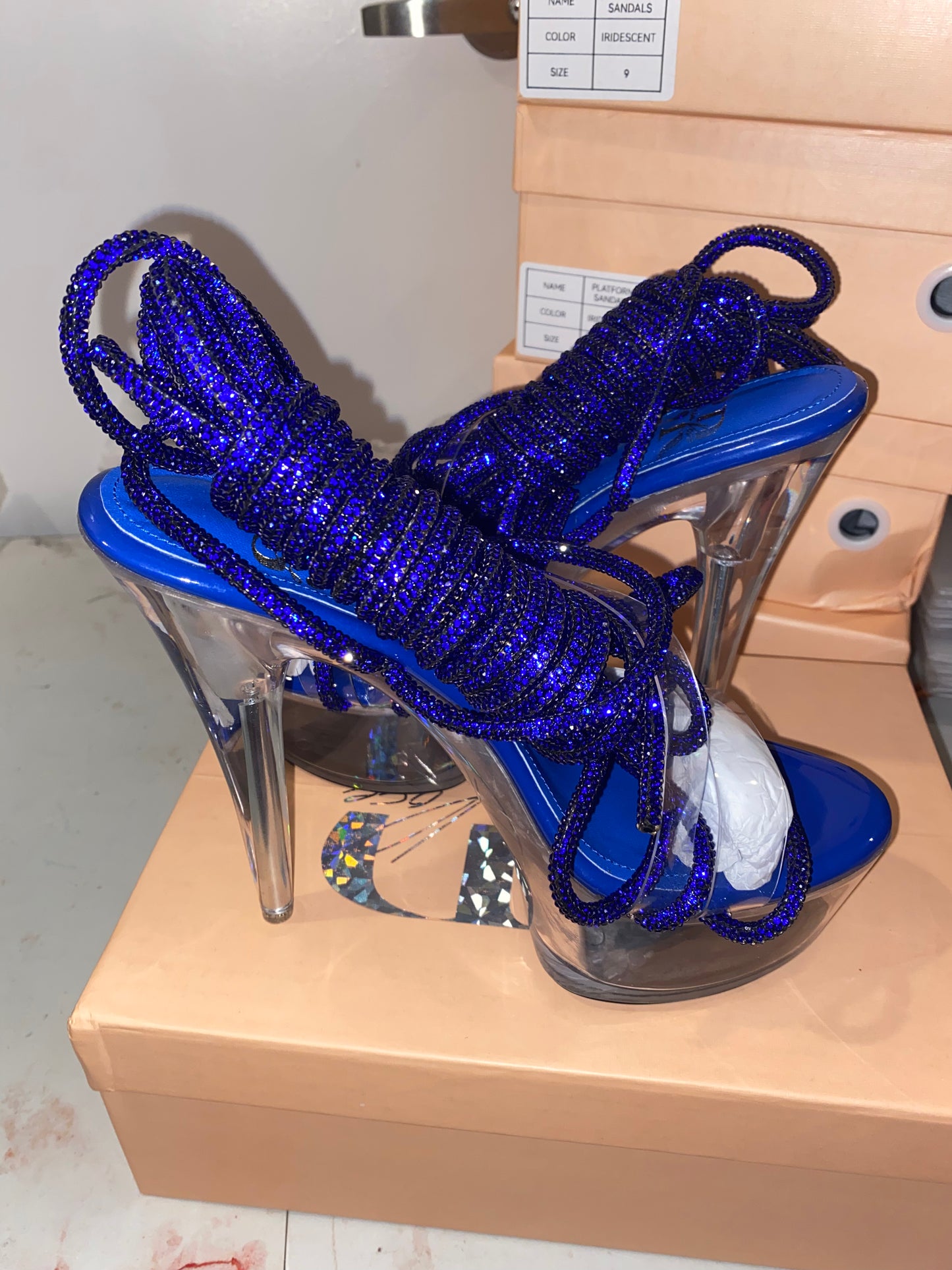 Blue Raspberry Crystal Platform