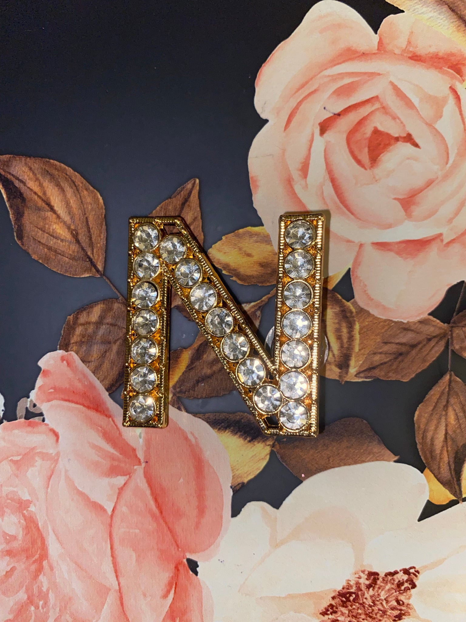 Charm de cristal "N"