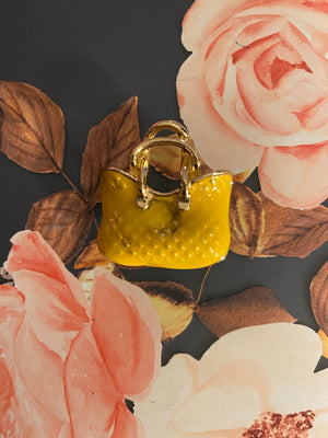 Yellow Purse Charm