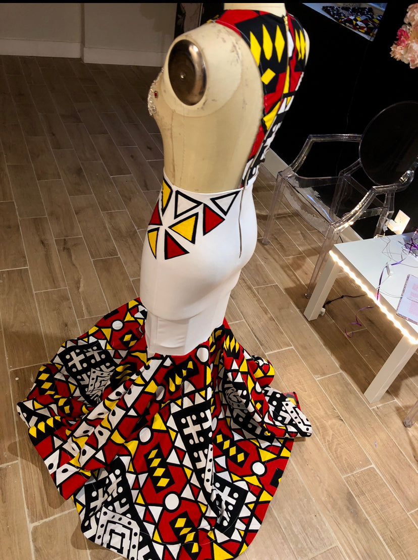 African Goddess (SALE GOWN)