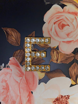 Crystal “E” Charm